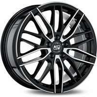 MSW 72 Gloss Black Machined Face 8x18 5/110 ET40 N65.1