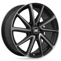 Racer Road Bright Black Machined Face 6.5x16 5/108 ET40 N65.1