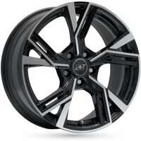 Infiny Stadt Individual Shiny Black Machined Face 8.5x19 5/112 ET32 N66.5